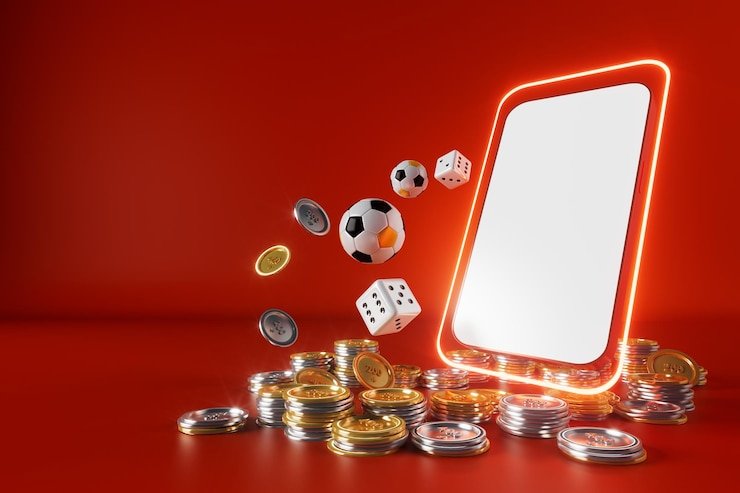 Antarmuka aplikasi 23naga di perangkat Android dan iOS yang menampilkan menu sportsbook dan live casino